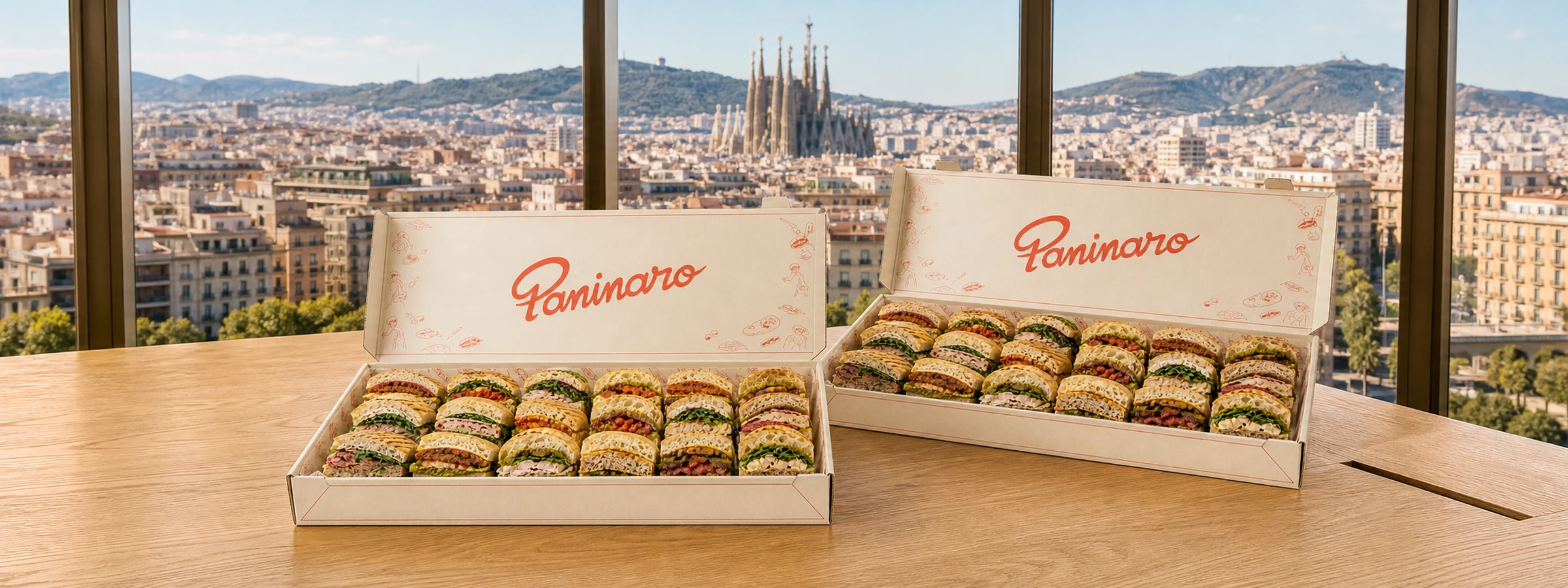 Selección de focaccias Paninaro para compartir